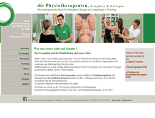 Tablet Screenshot of diephysiotherapeuten.com